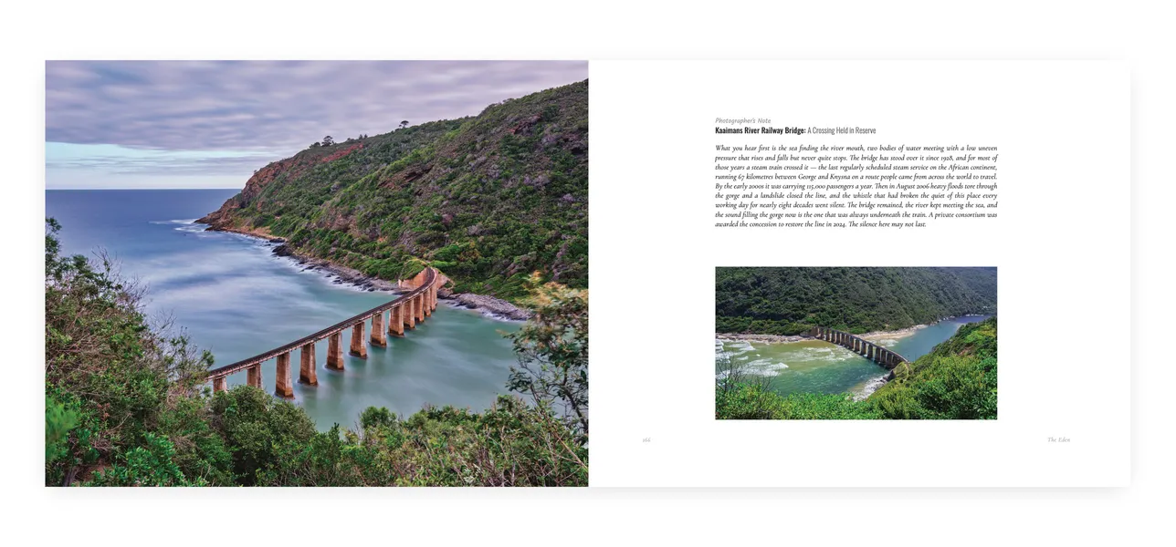 Photographic spread of the Cape landscape from the book