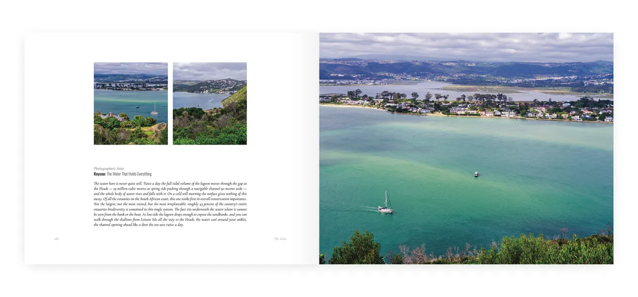 Interior page from Edge of the Continent: The Western Cape