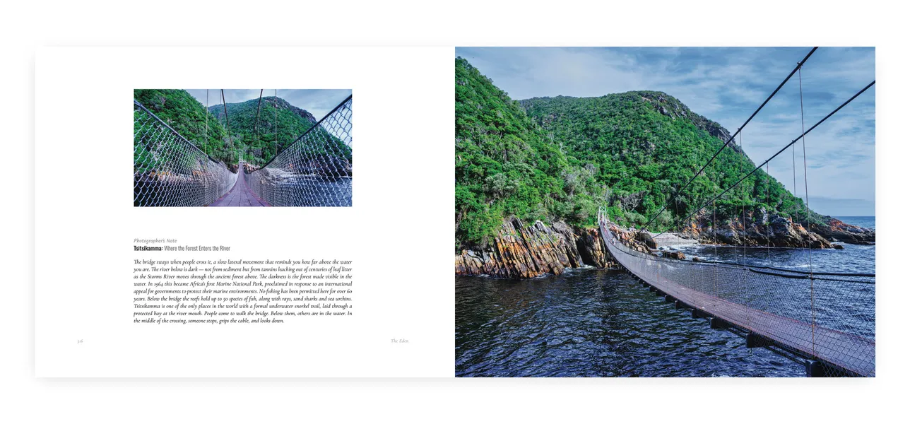 Western Cape coffee table book — full-page photograph